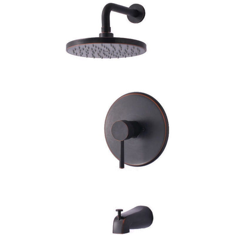 Hardware House 13-5474 Oil Rubbed Bronze Tub / Shower Combo Faucet