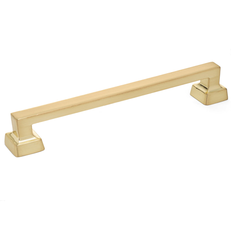 Cosmas 1481-160BB Brushed Brass Modern Contemporary Cabinet Pull