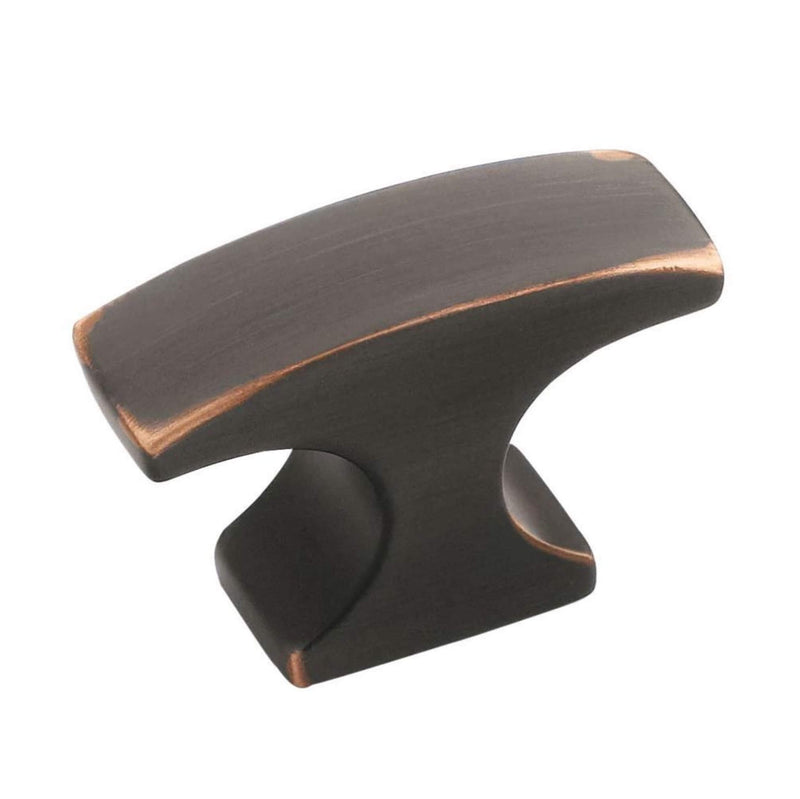 T shaped oil rubbed bronze cabinet knob