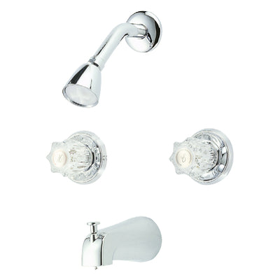 Crystal Cove 12-6069 Chrome Tub/Shower Combo Faucet