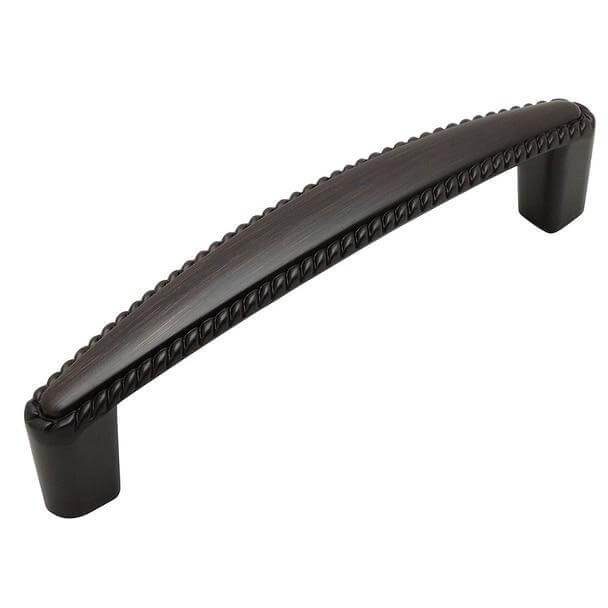 Rope design cabinet handle in oil rubbed bronze finish