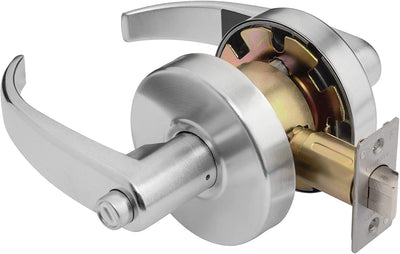 Dynasty Hardware SPA-20-26D Spartan Privacy Function Commercial Lever, Satin Chrome