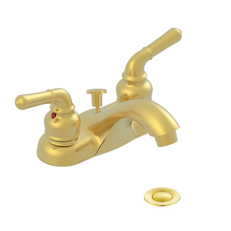 Designers Impressions 730301 Brushed Brass Lavatory Vanity Faucet