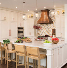 White Kitchen Cabinets - What Color Hardware Should You Choose