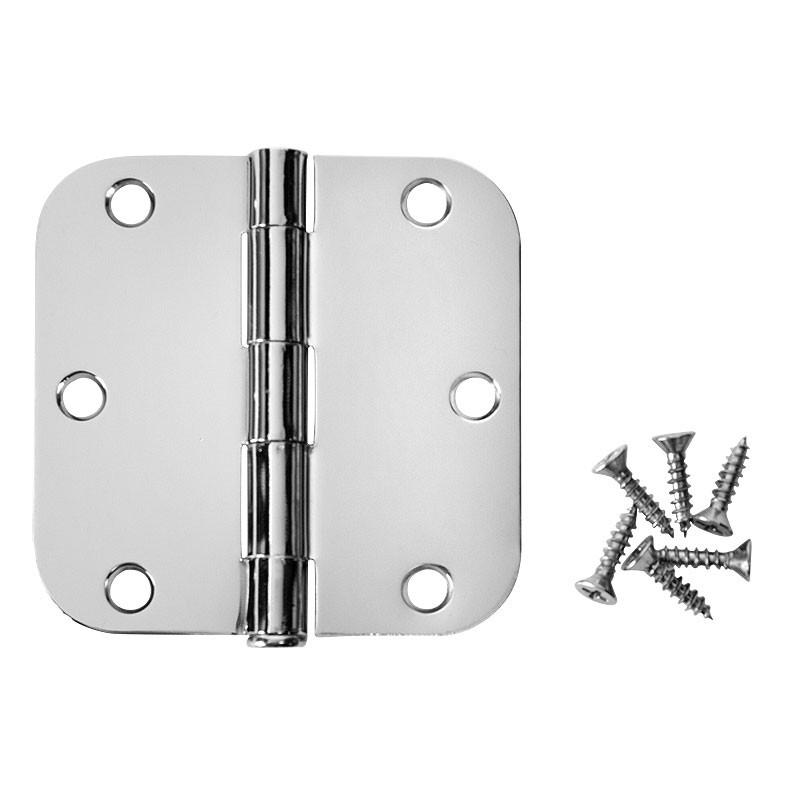 Polished Chrome Door Hinges