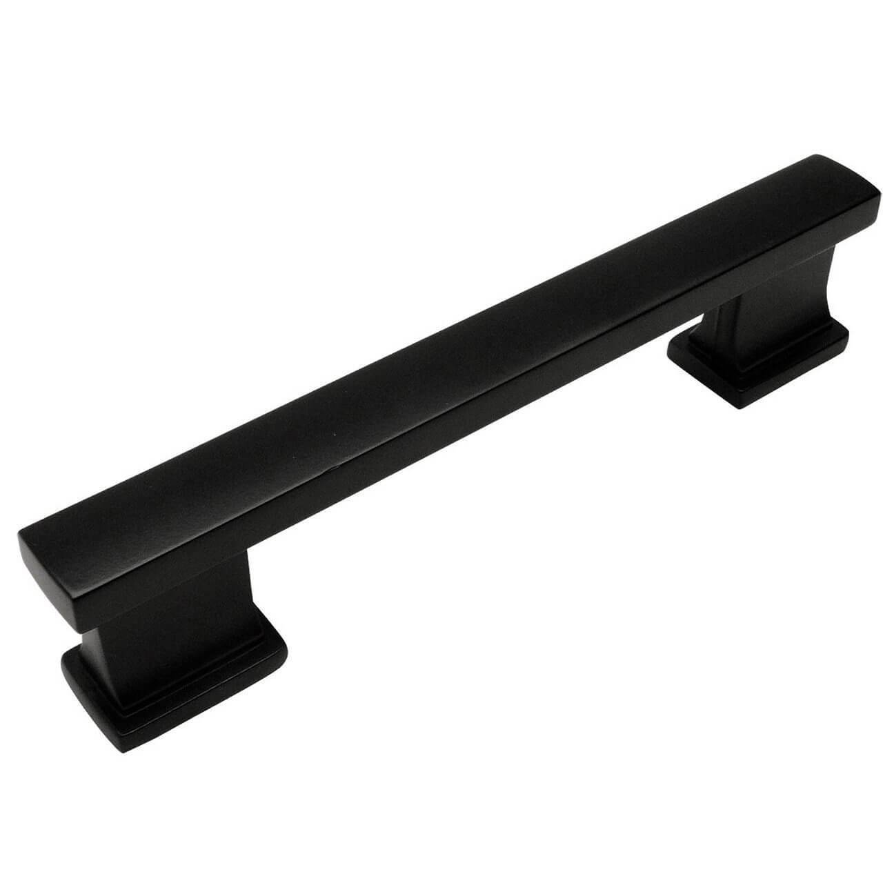 Cosmas 702 Series Flat Black Contemporary Cabinet Pulls