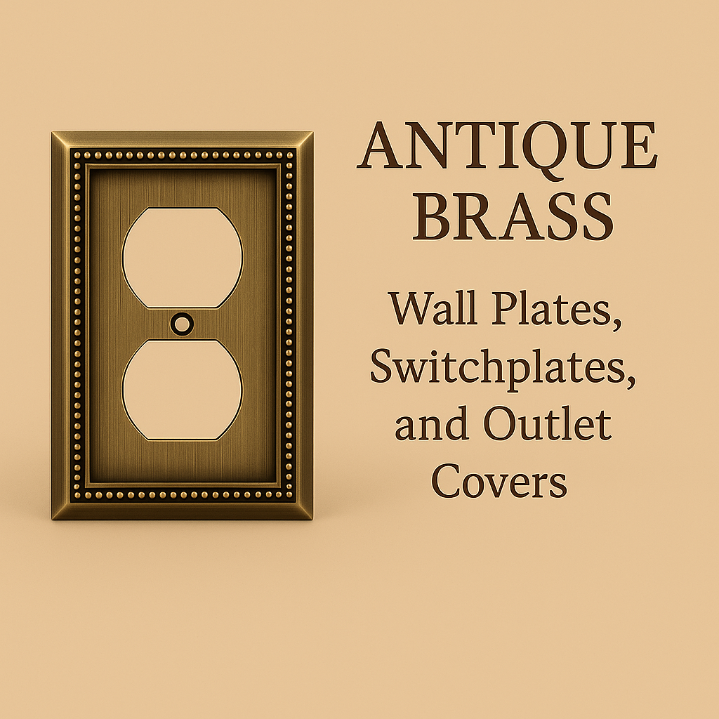 Antique Brass Wall Plates and Outlet Covers