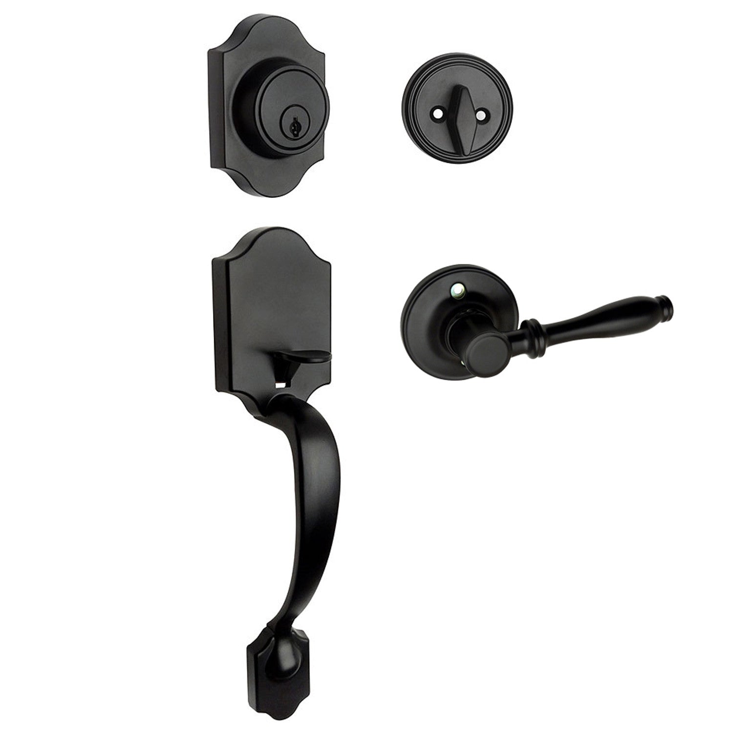 Black Front Door Handlesets