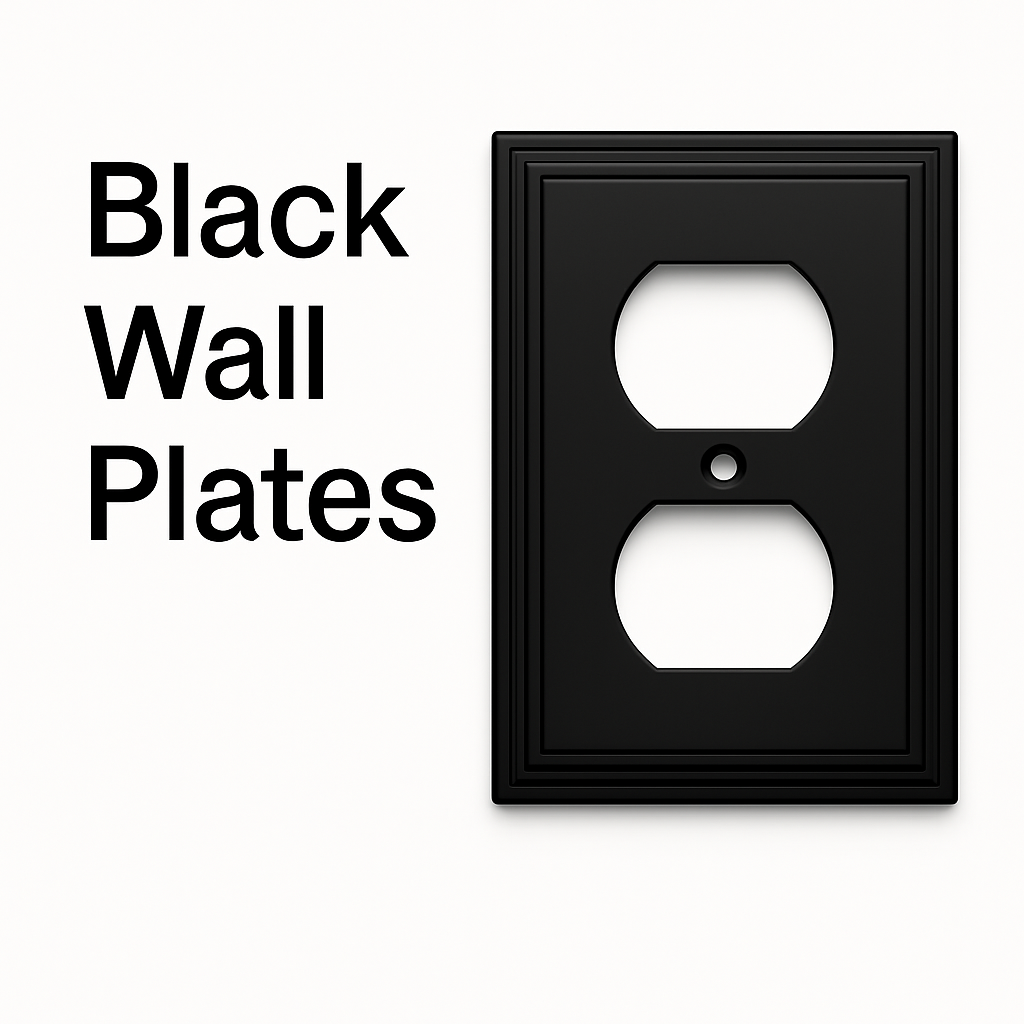 Black Wall Plates and Outlet Covers