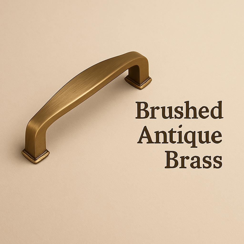 Brushed Antique Brass Knobs and Pulls