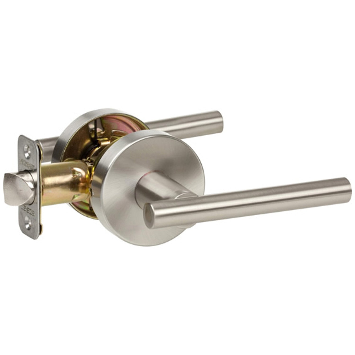 Satin Nickel Passage Door Knobs and Door Levers