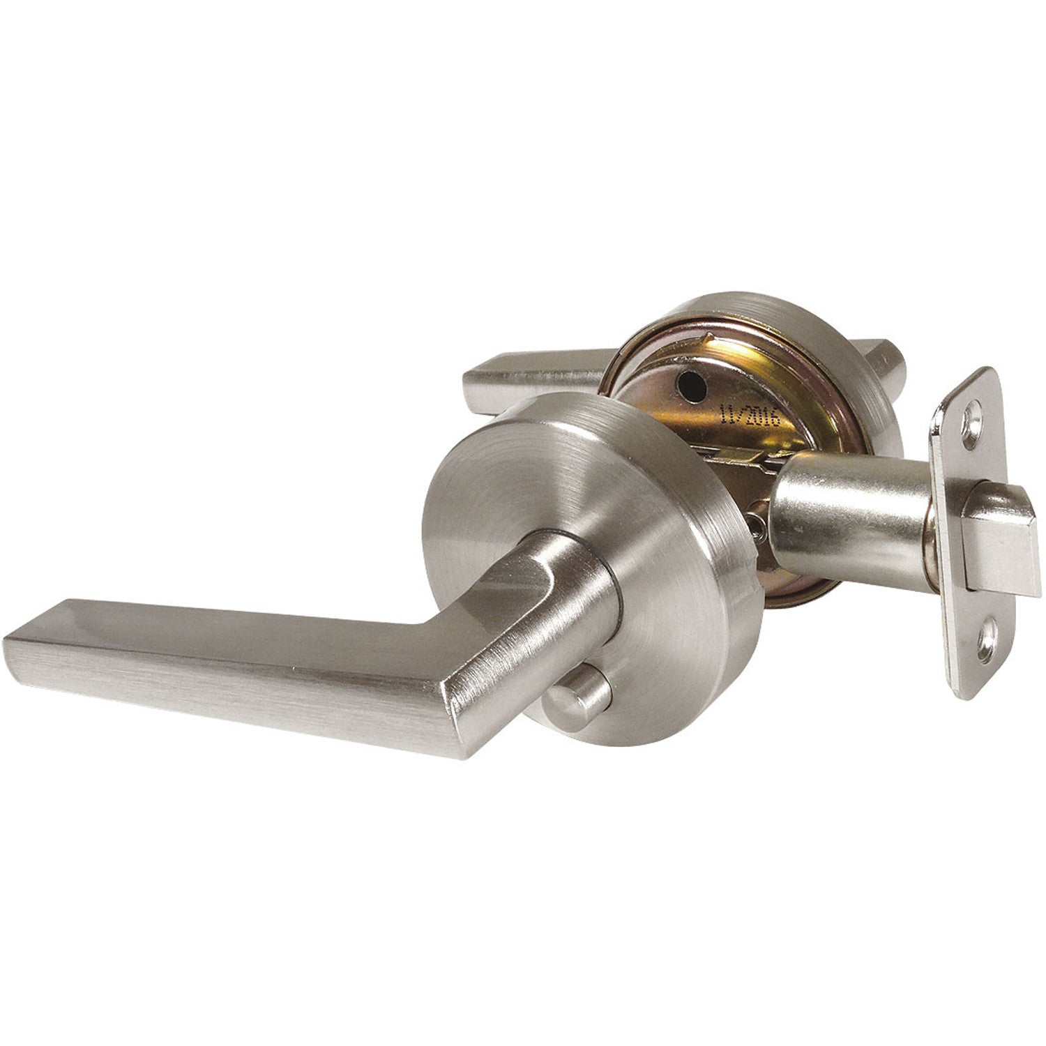 Satin Nickel Privacy Door Knobs and Door Levers