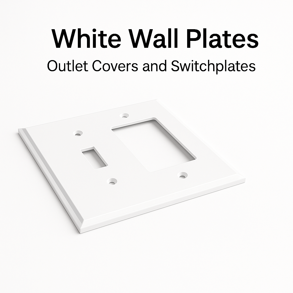 White Wall Plates and Outlet Covers