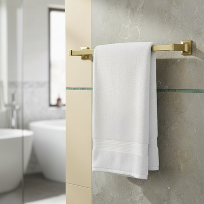 Eclipse Series Brushed Brass 24" Towel Bar