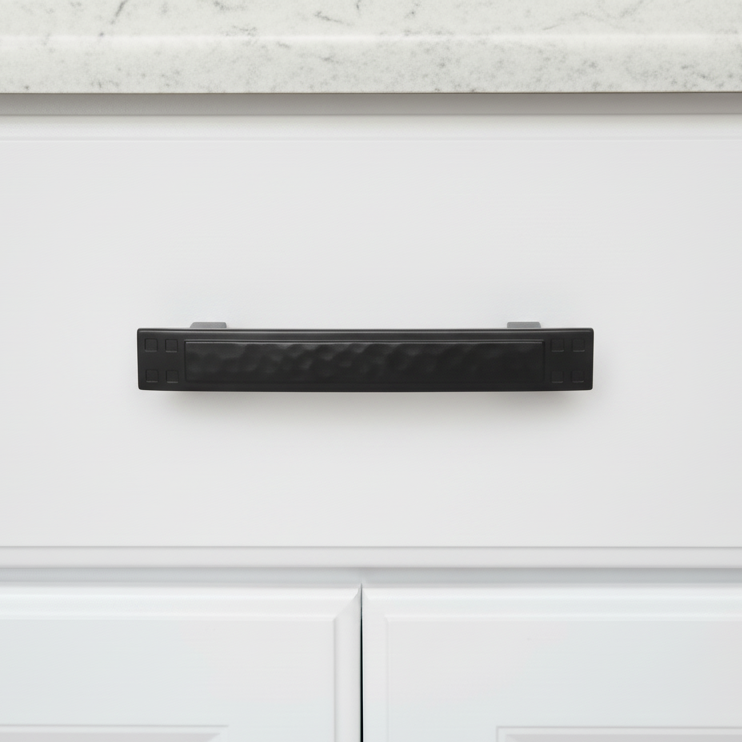 Cosmas 10557FB Flat Black Craftsman Cabinet Pull