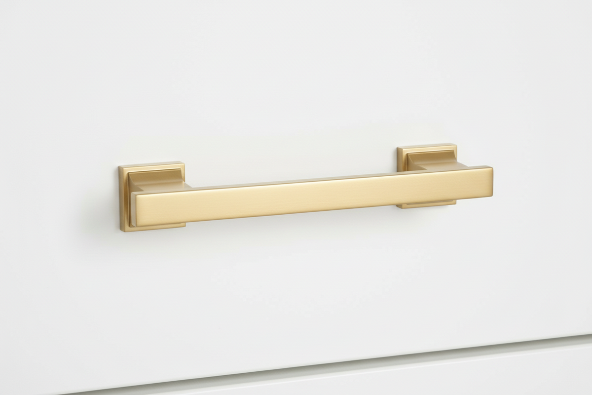 Cosmas 702-3.5BG Brushed Gold Contemporary Cabinet Pull
