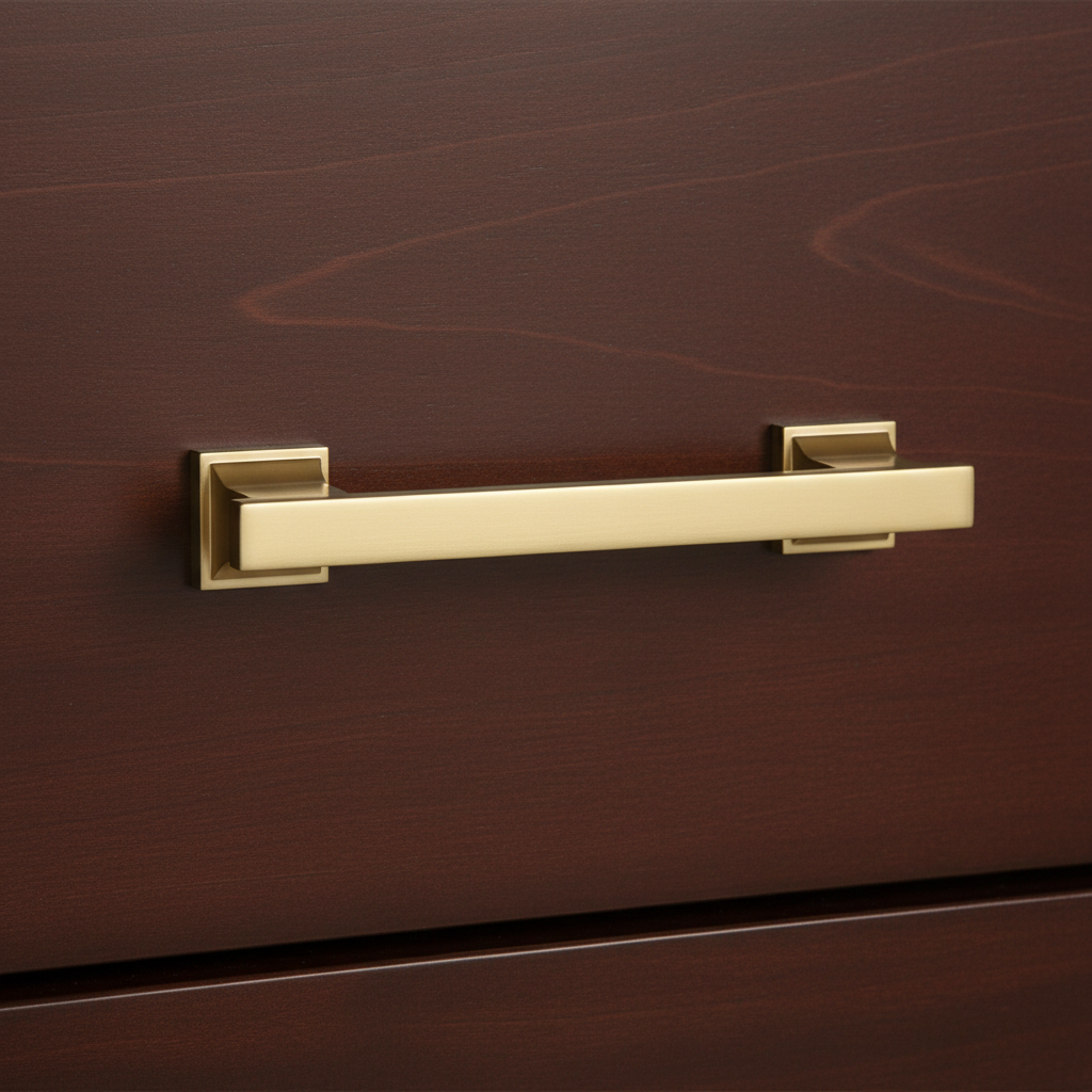 Cosmas 702-4BG Brushed Gold Contemporary Cabinet Pull