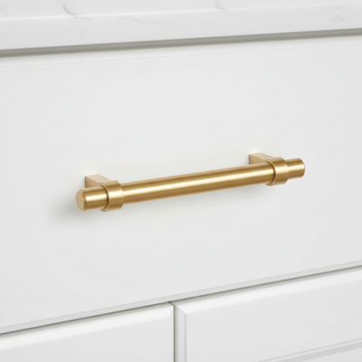 Cosmas 161-4BG Brushed Gold Euro Style Bar Pull