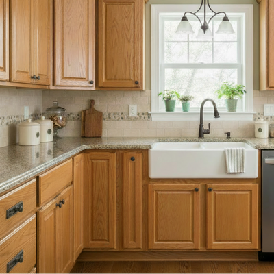 Cosmas 10552ORB Oil Rubbed Bronze Craftsman Cabinet Knob Backplate