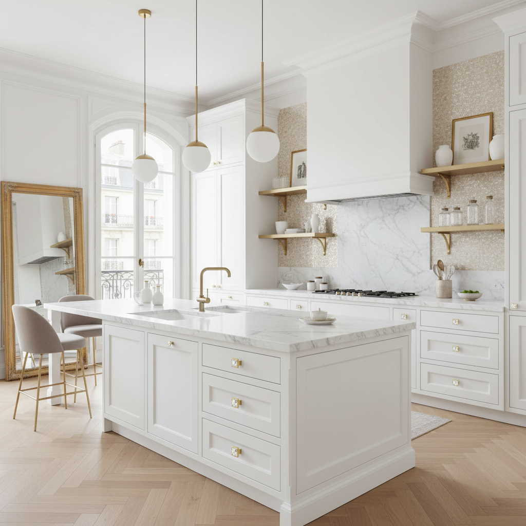 Cosmas 5883BB-C Brushed Brass &amp; Clear Glass Square Cabinet Knob