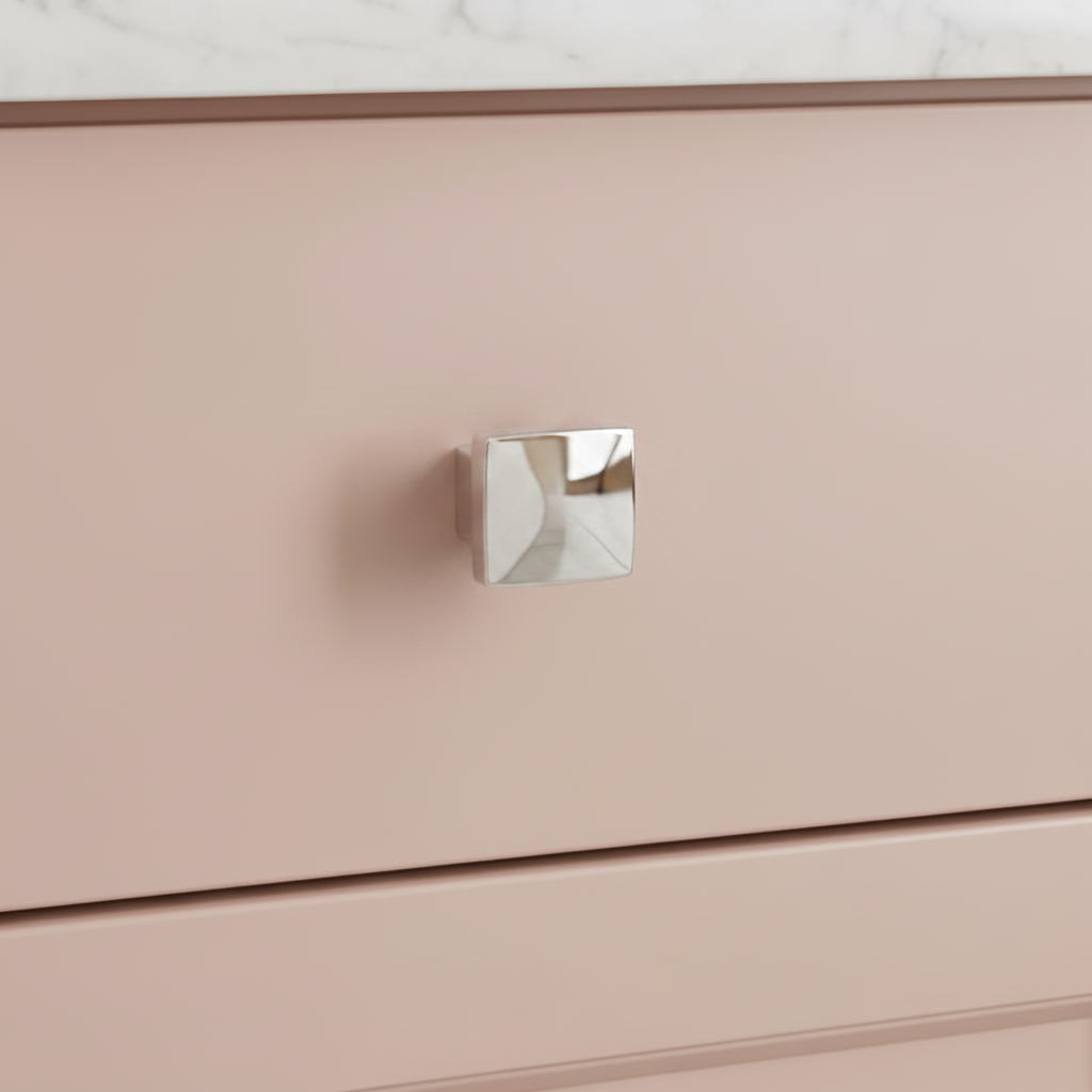 Cosmas 5233CH Polished Chrome Square Contemporary Cabinet Knob
