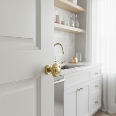 Cosmas 4122GC Gold Champagne Ring Cabinet Knob