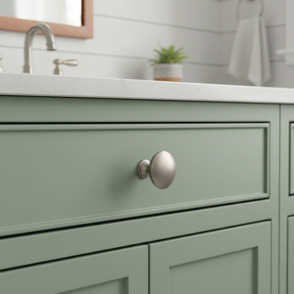 Cosmas 5305AS Antique Silver Round Cabinet Knob