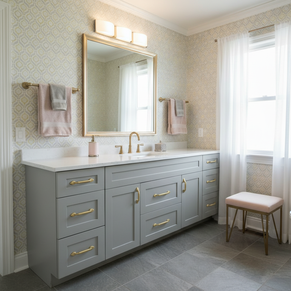 Cosmas 4183GC Gold Champagne Cabinet Pull