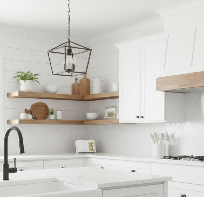 Cosmas 5268FB-C Flat Black &amp; Clear Glass Cabinet Knob