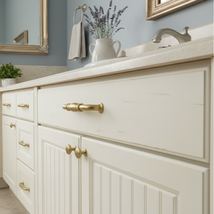 Cosmas 4313-96GC Gold Champagne Cabinet Pull