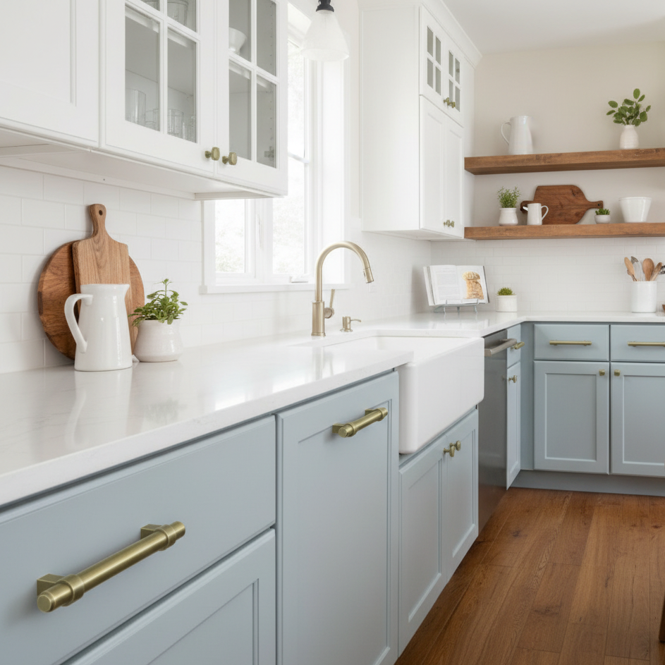 Cosmas 161-3BAB Brushed Antique Brass Euro Style Bar Pull