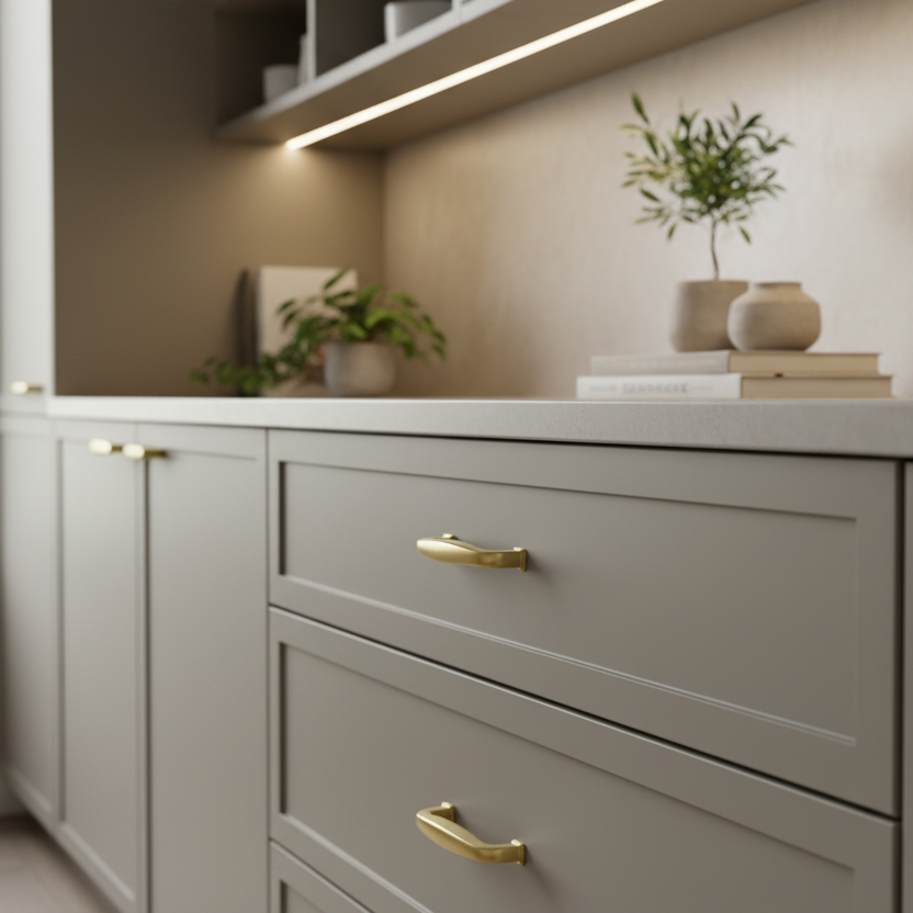 Cosmas 4389GC Gold Champagne Cabinet Pull