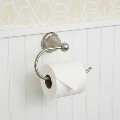 100 Series Satin Nickel Euro Style Toilet / Tissue Paper Holder