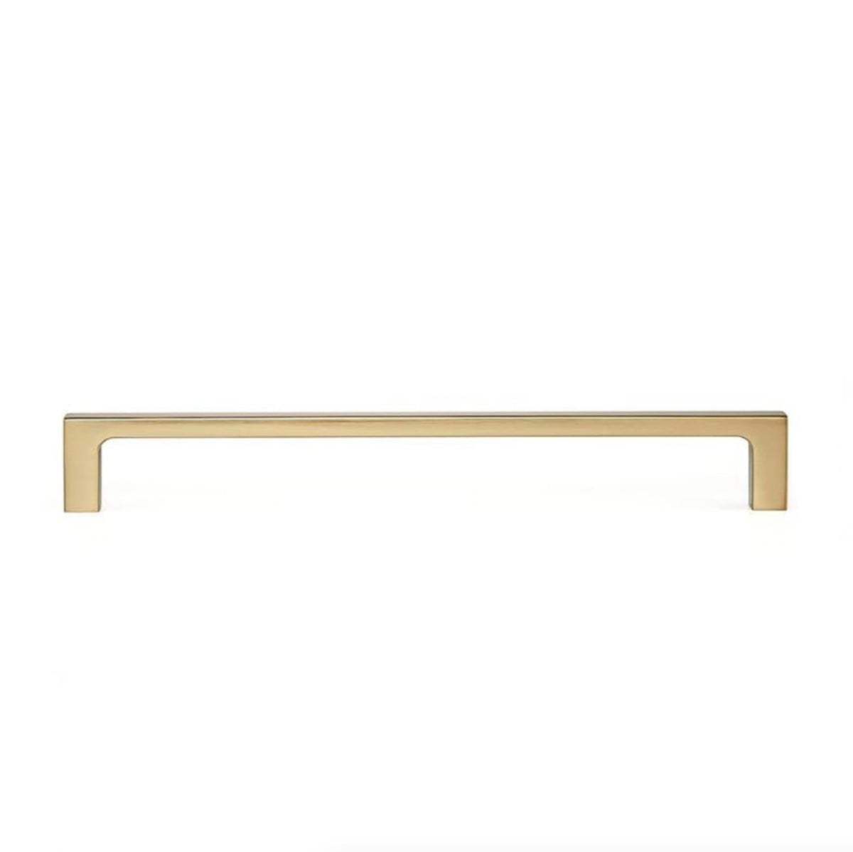 Diversa Gold Champagne 7-1/2&quot; (192mm) Square Edge Solid Cabinet Pull - 10 PACK