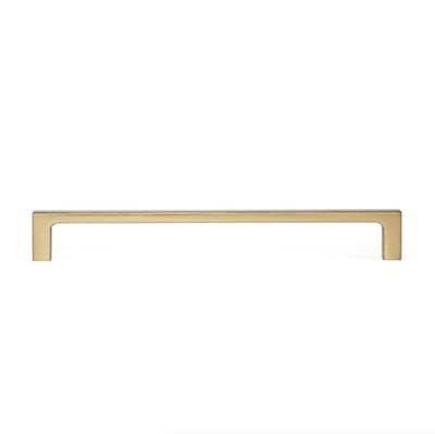 Diversa Gold Champagne 7-1/2&quot; (192mm) Square Edge Solid Cabinet Pull