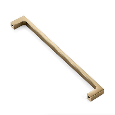 Diversa Gold Champagne 7-1/2&quot; (192mm) Square Edge Solid Cabinet Pull