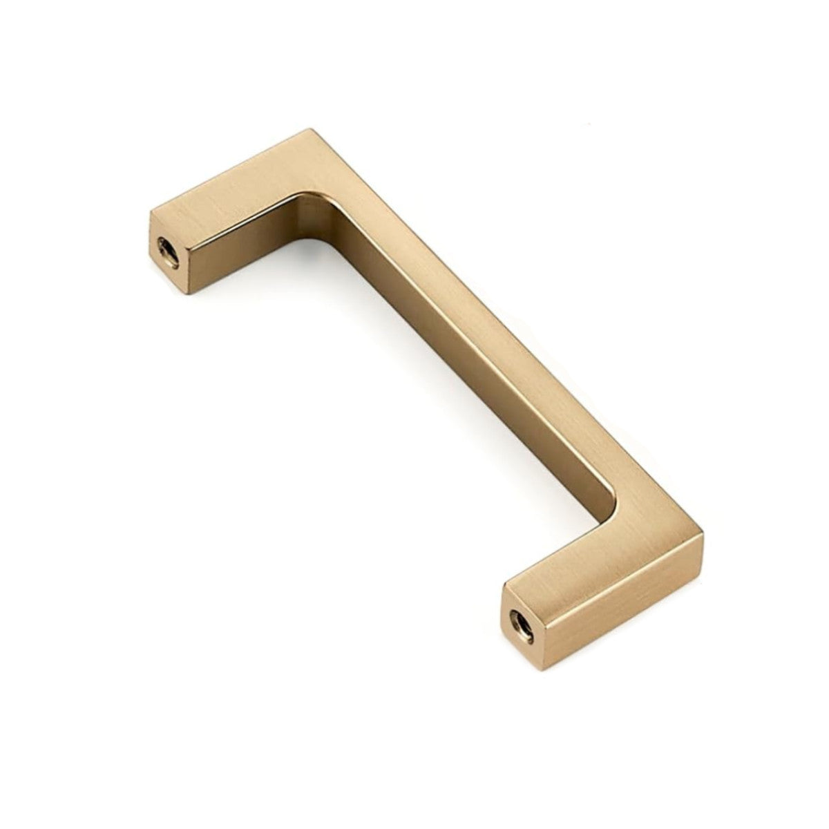 Diversa Gold Champagne 3&quot; (76mm) Square Edge Solid Cabinet Pull