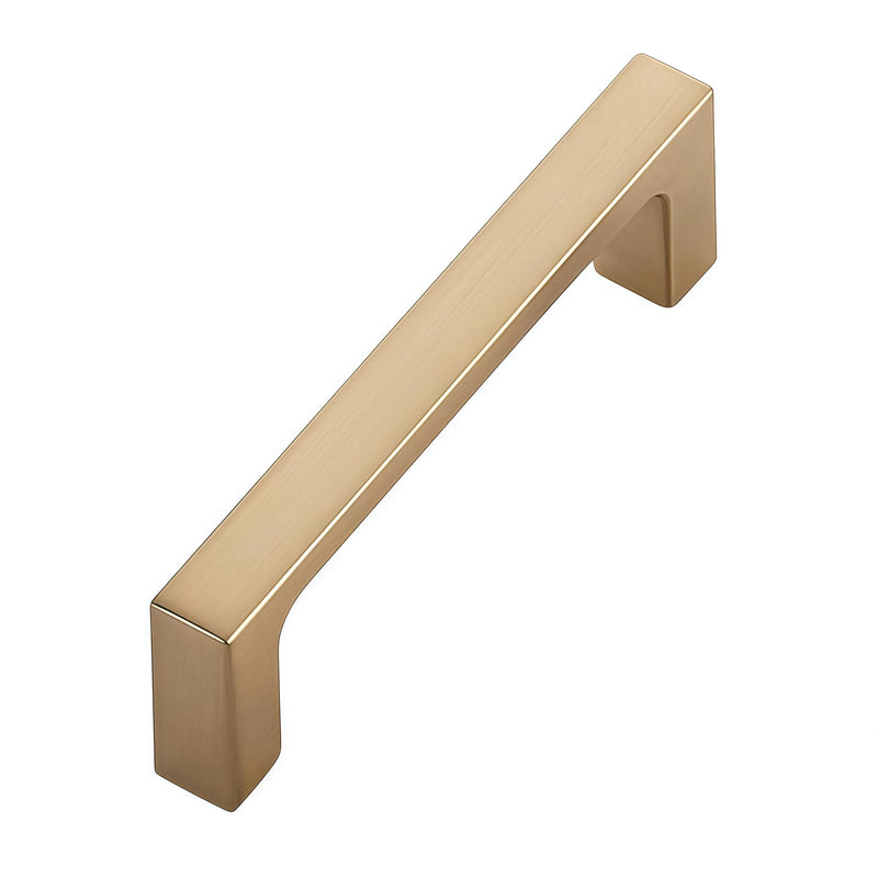 Diversa Gold Champagne 3&quot; (76mm) Square Edge Solid Cabinet Pull