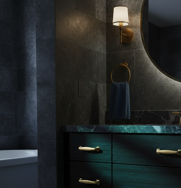 Diversa Brushed Gold Traditional 3" (76mm) Cabinet Drawer Pull