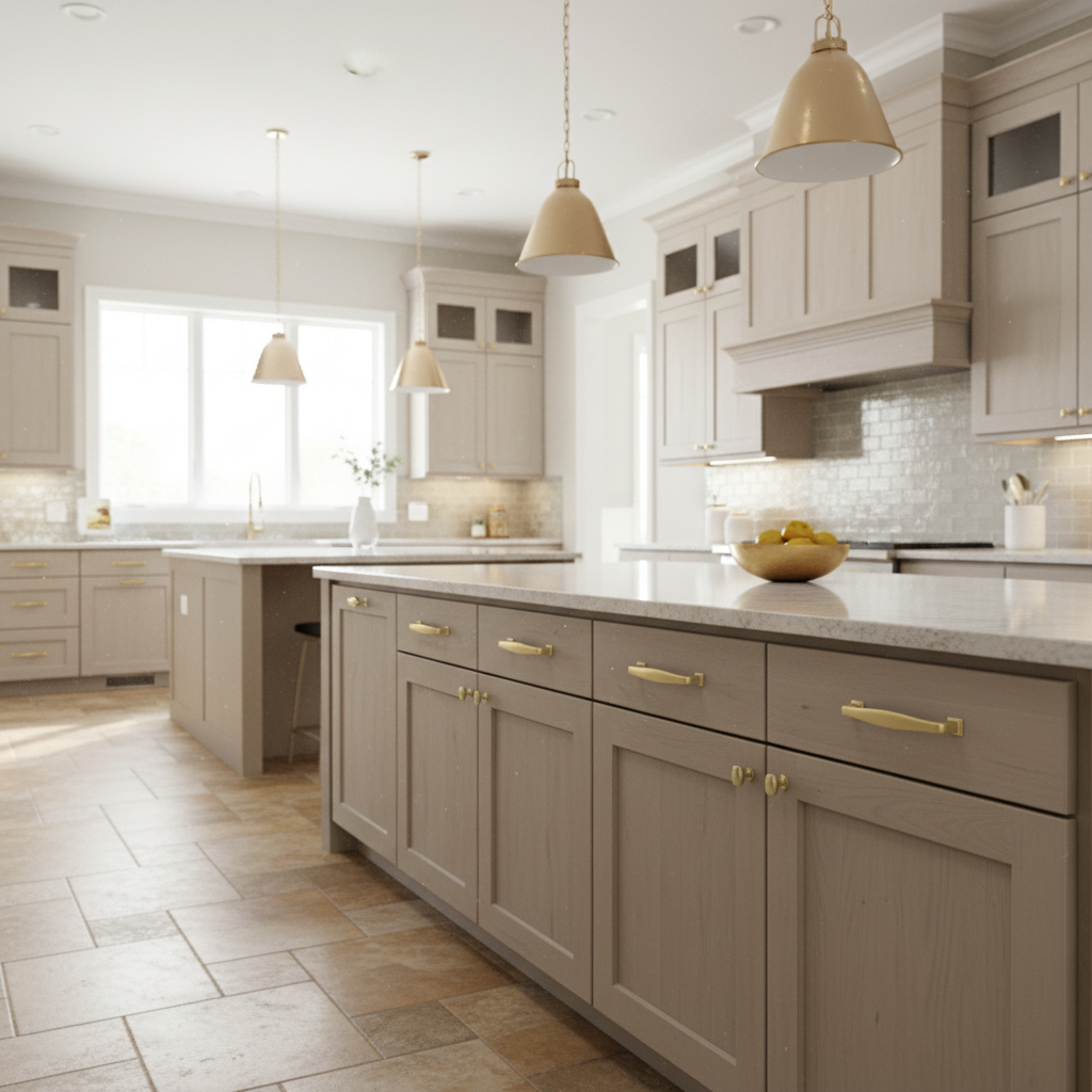 Diversa Brushed Gold Traditional 3-3/4" (96mm) Cabinet Drawer Pull