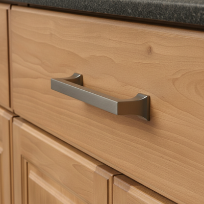 Cosmas 10556-128SN Satin Nickel Craftsman Cabinet Pull