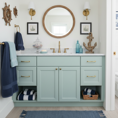 Diversa Brushed Gold Trinity 5" (128mm) Cabinet Drawer Pull