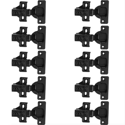 Diversa 52003 Self Closing Concealed Black Cabinet Hinge 1/2&quot; Overlay