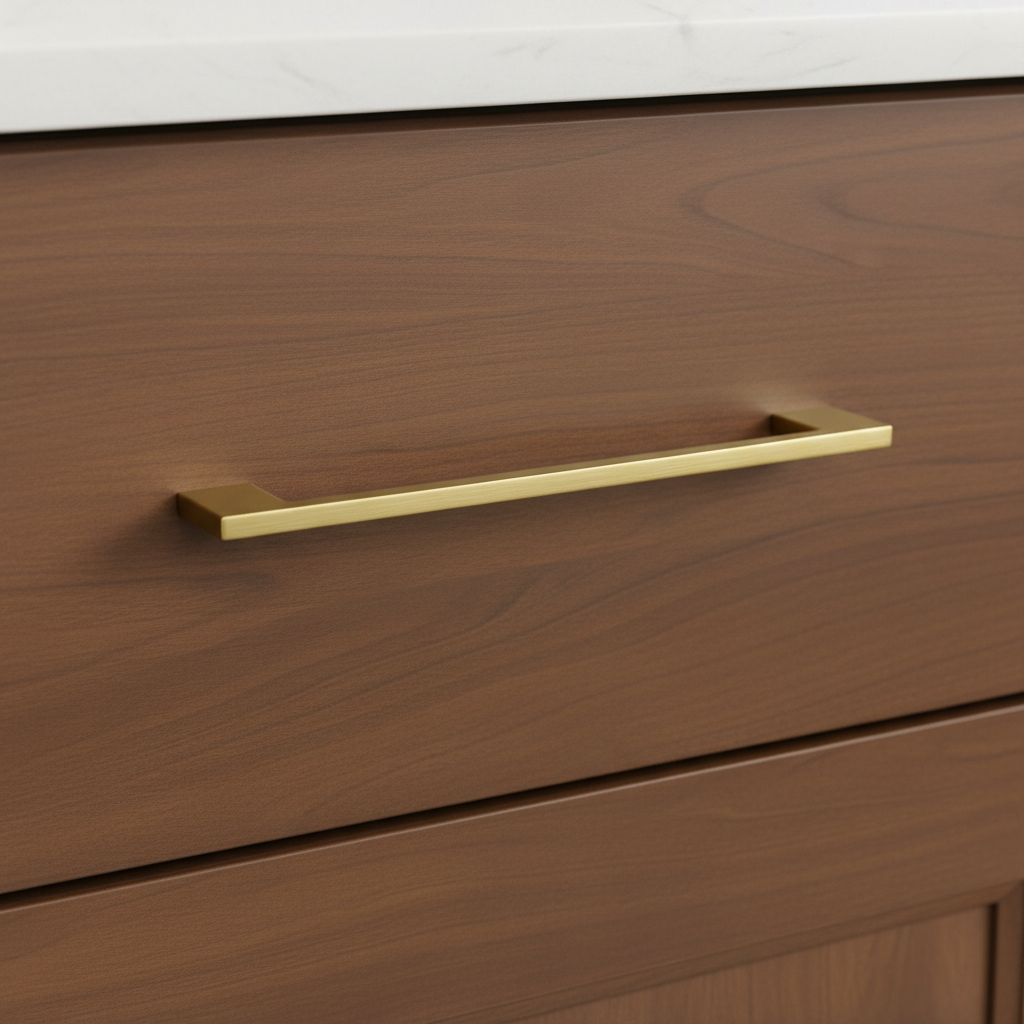 Cosmas 11244-160BG Brushed Gold Modern Contemporary Cabinet Pull