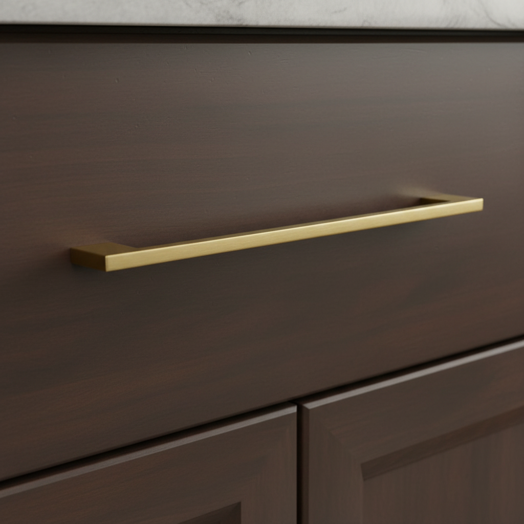 Cosmas 11244-224BG Brushed Gold Modern Contemporary Cabinet Pull