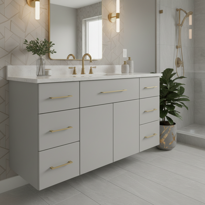 Cosmas 11244-224BG Brushed Gold Modern Contemporary Cabinet Pull