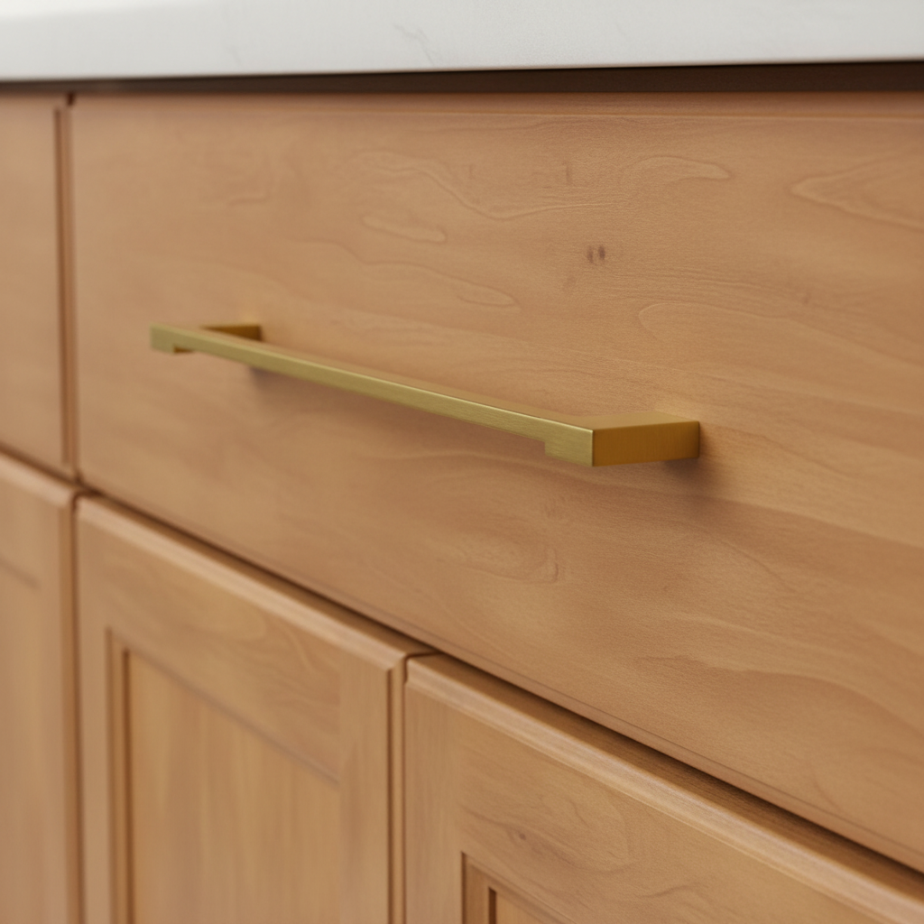 Cosmas 11244-256BG Brushed Gold Modern Contemporary Cabinet Pull