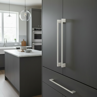 Cosmas 11244-320SN Satin Nickel Modern Contemporary Cabinet Pull