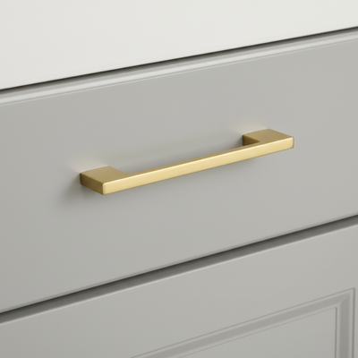 Cosmas 11244-96BG Brushed Gold Modern Contemporary Cabinet Pull