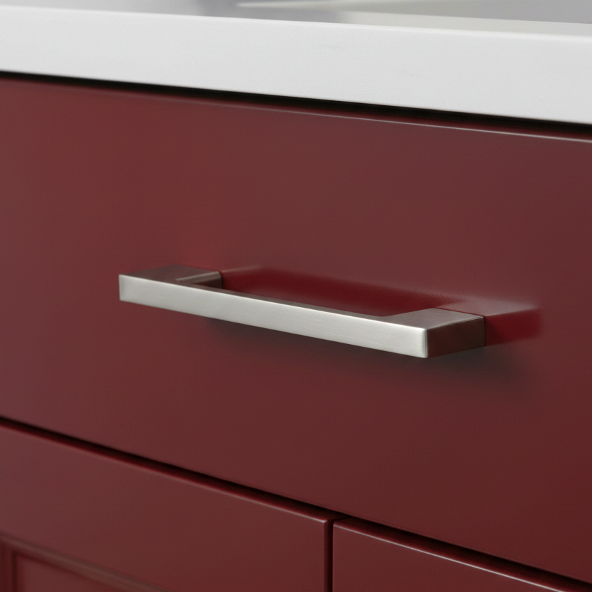 Cosmas 11244-96SN Satin Nickel Modern Contemporary Cabinet Pull